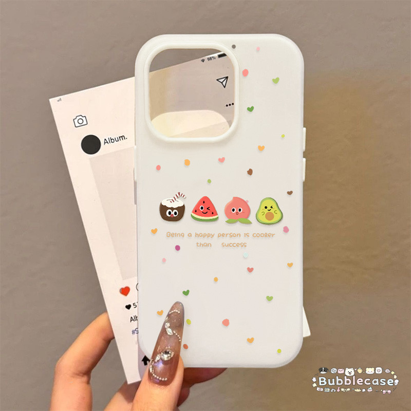 เคส Redmi 12 9A 14C 13C A3 A1 10 12C 9 Note 14 10 13 8 12 11Pro 12Pro ผลไม้หัวใจรักหลากสีสีลูกกวาด ปก 2 in 1 ใหม่