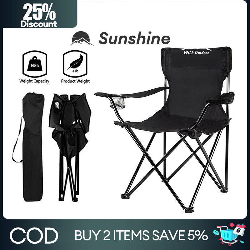 【WTHB】Kerusi Camping Chair Foldable Chair Set Outdoor Chair Kerusi Camping Lipat Kerusi Healing-折疊椅