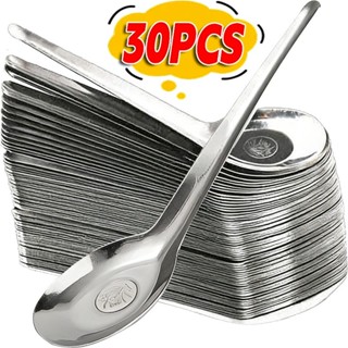 10/20/30ชิ้น16เซนติเมตรขยายจับทัพพีซุป-สแตนเลสก้นแบนตักที่มี…