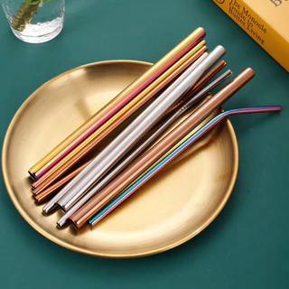 หลอดเครื่องดื่มที่มีสีสันหลอดเครื่องดื่มกาแฟหลอดชานมไข่มุกหลอดสแตนเลส