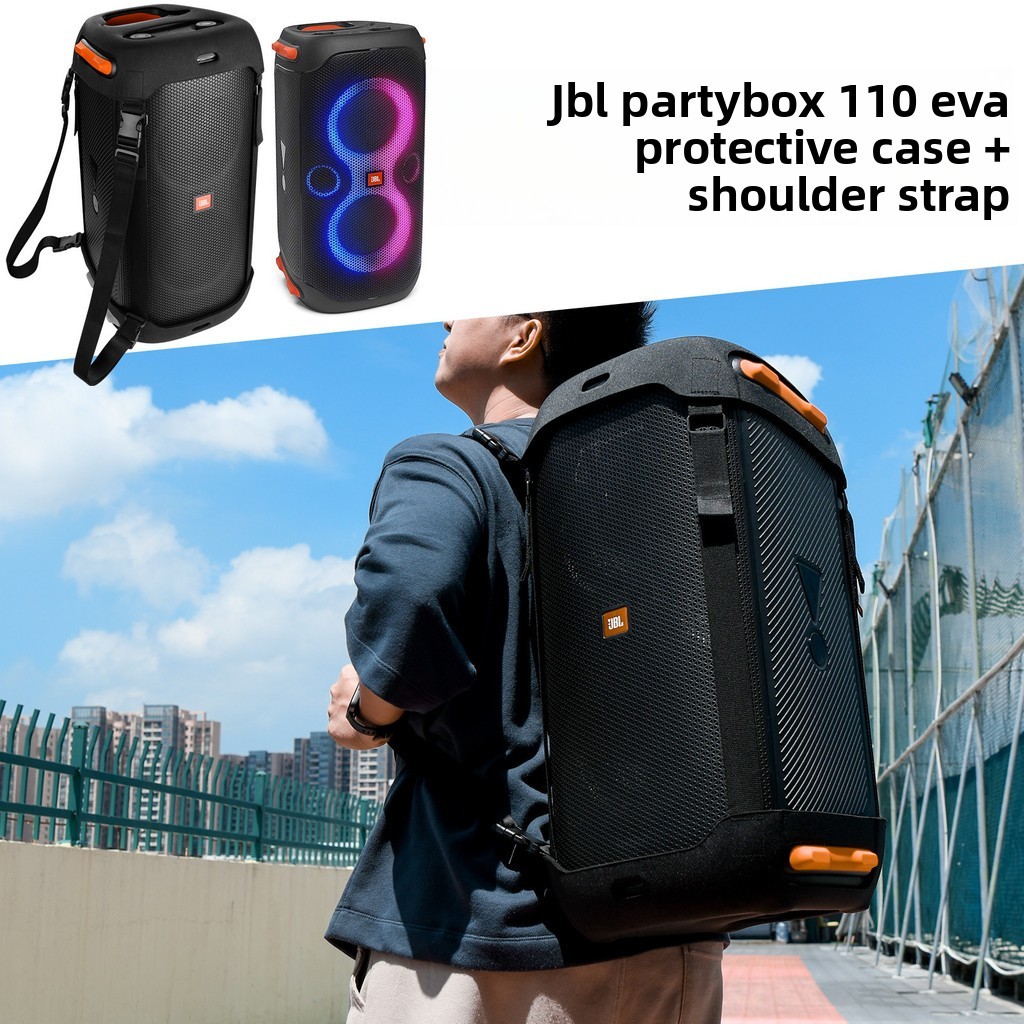 เหมาะสําหรับ JBL Partybox 110 ลําโพง EVA ฝาครอบป้องกัน JBL กลางแจ้งแบบพกพาเคสเสียงฝาครอบป้องกัน
