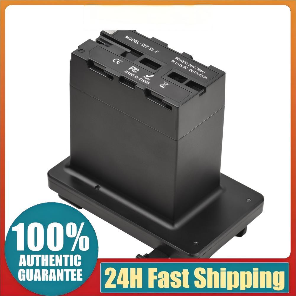 Toyus-TH Andoer V-Lock แบตเตอรี่ V Mount แผ่น NP-F Dummy อะแดปเตอร์ในตัวถอดรหัสชิปเปลี่ยนสำหรับ PXW-