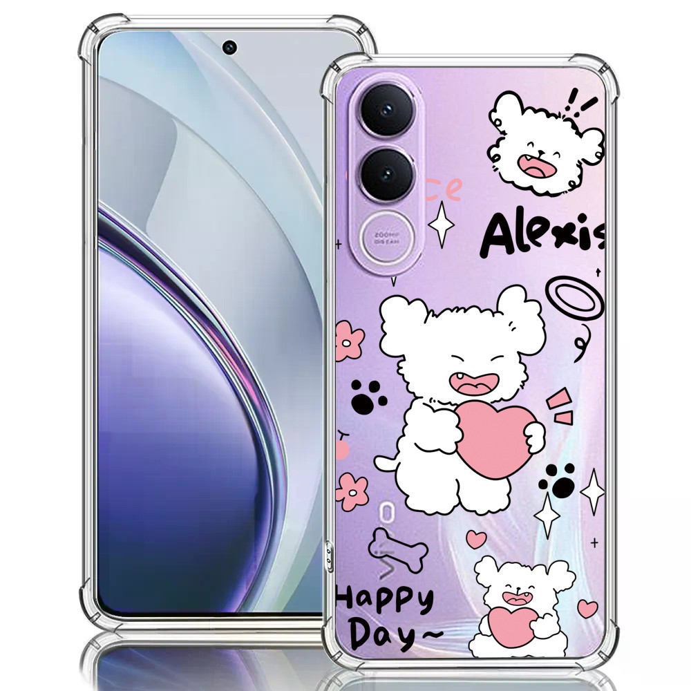 For ViVo V70 Fe 5G เคสใส ลายการ์ตูน กันกระแทก สำหรับ ViVo V70 V70Fe 004