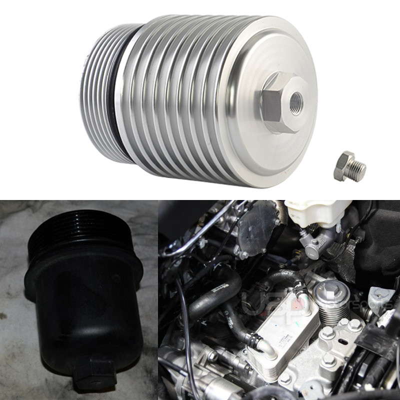 MP VAG DSG DQ250 เกียร์ Billet กรองน้ํามันที่อยู่อาศัยอัพเกรดความร้อนสําหรับ vw SEAT SKODA audi 2.0 