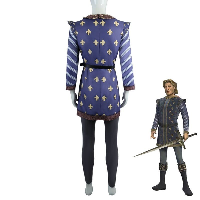 ชุดคอสเพลย์ Prince Charming จาก Monster Shrek ครบเซ็ต เหมาะสำหรับการแต่งในวันฮาโลวีน