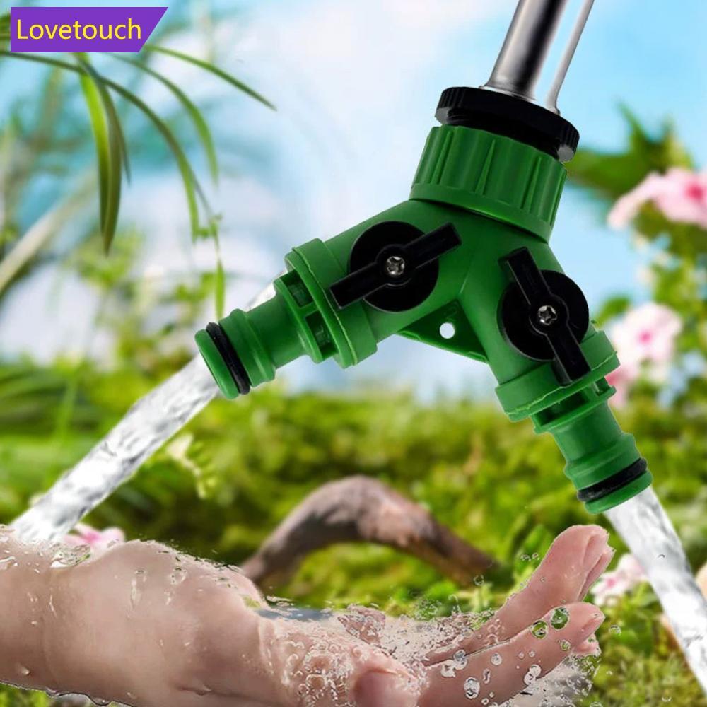 LOVETOUCH Y รูปร่างสวนท่อ Splitter 2/3 ทางเกลียวก๊อกน้ําท่อเชื่อมต่อหมุน Sub พร้อมสวิตช์อะแดปเตอร์ด่
