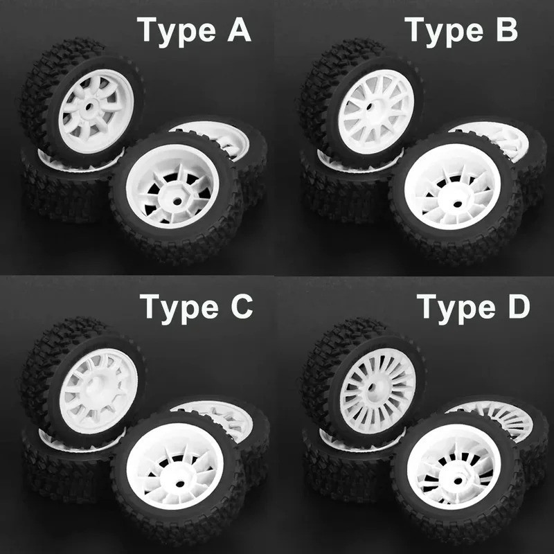 4PCS 60*26 มม.ความเร็วสูง On-Road ยางสําหรับ MJX Hyper Go ยางยางนุ่มล้อสําหรับ 1/14 RC Touring รถ, สวมใส่ต่ําอัพเกรดอะไหล่