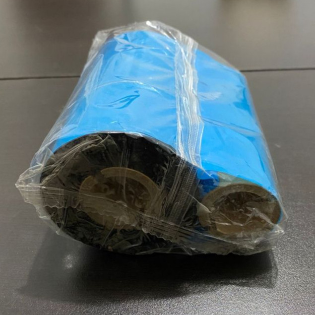 PO Double Core WAX 110X300 กึ่งเคลือบ Transfer Ribbon Barcode Label Ink 110x300 110MM 426