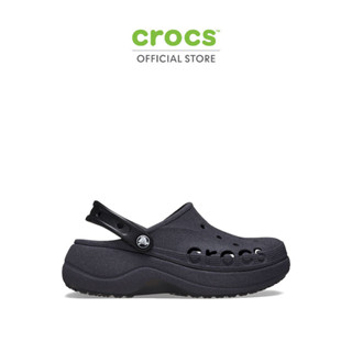 CROCS รองเท้าลำลองผู้หญิง BAYA PLATFORM GLITTER CLOG รุ่น 20…