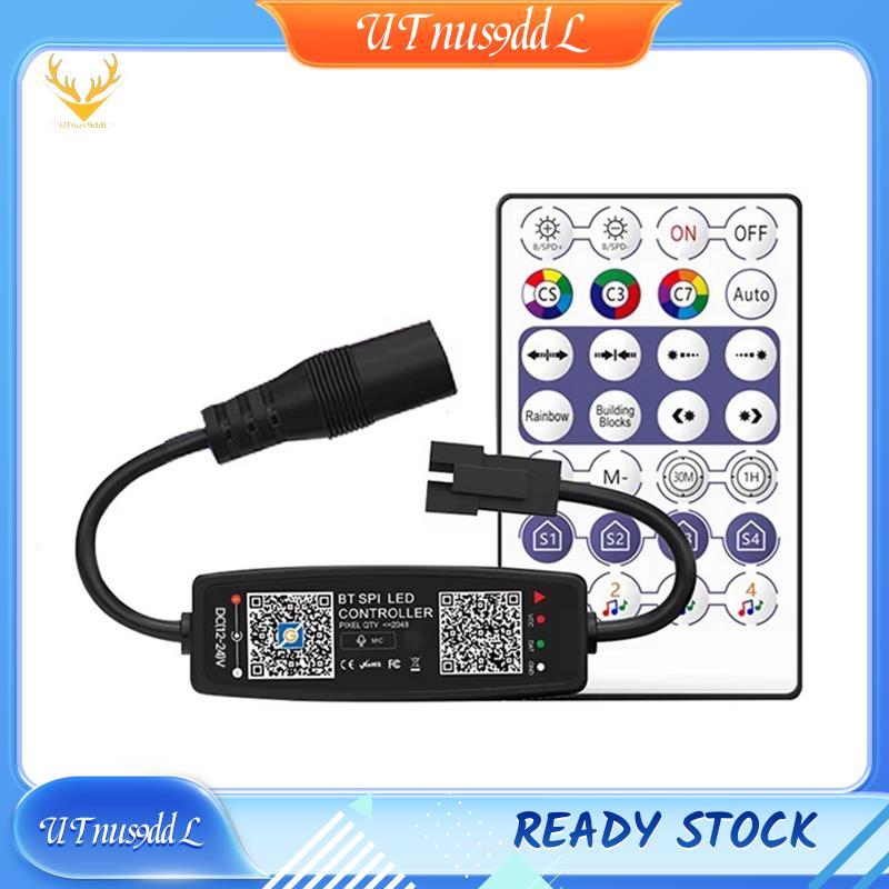 [UTnus9ddL] WS2812B รีโมทคอนโทรลบลูทูธเพลง APP ควบคุมสําหรับ Pixel LED Strip Light SK6812 WS2811 WS2