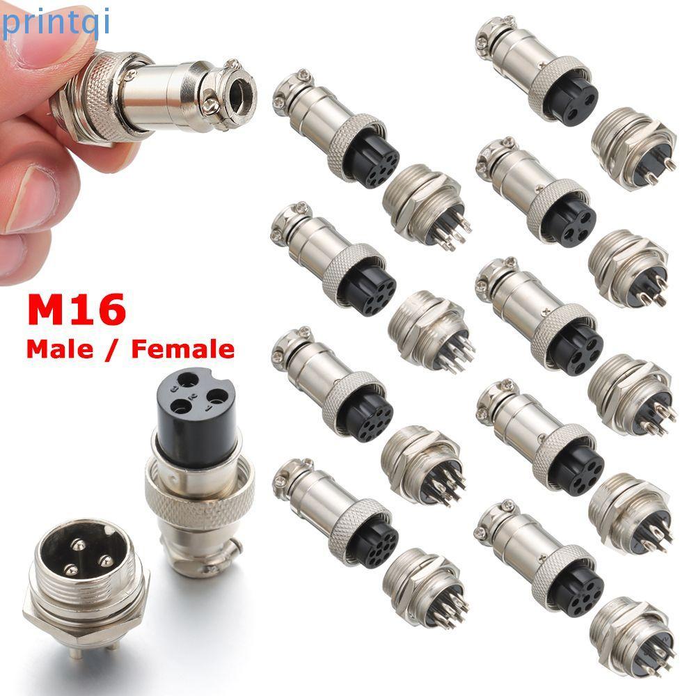 PRINTQI Aviation Plug แผงสายไฟ Mount Socket Cable Connector