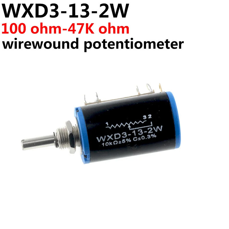 5pcs WXD3-13-2W 100 220 470 1K 2K2 3K3 4K7 10K 22K 33K 47K Ohm 100R 220R 470R 2.2K 3.3K 4.7K WXD3-13
