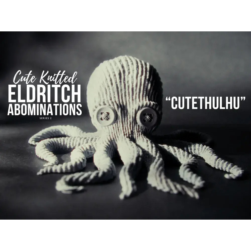 [Meow.sensei] เทพเจ้าชั่วร้ายสไตล์ Cthulhu ถักน่ารัก: เม้ง Cthulhu