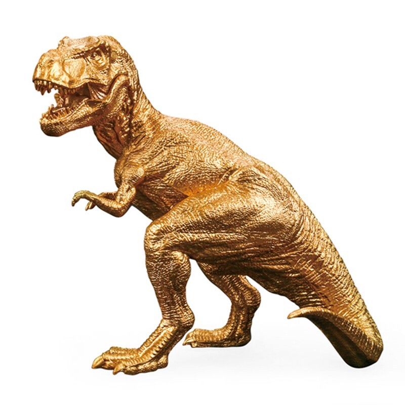 Golden Tyrannosaurus Rex Cool Collection Tyrannosaurus ไดโนเสาร์ชีวภาพรุ่น Flying Rex ยางแข็งคุณภาพ 