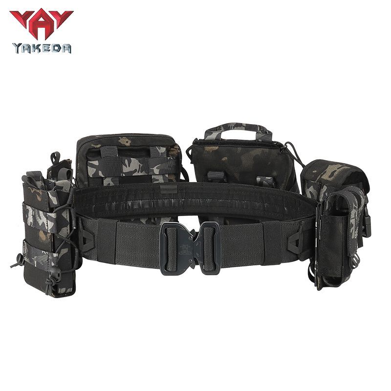 Yakoda เข็มขัด Ronin มัลติฟังก์ชั่นสไตล์ใหม่ ระบบสะดวก Camouflage Tactical Girdle YD-2088