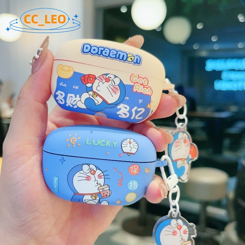 for Sony WF-1000XM5 Case Cartoon Keychain Cute Pendant Suitable for Sony WF-1000XM5 Shockproof Shell