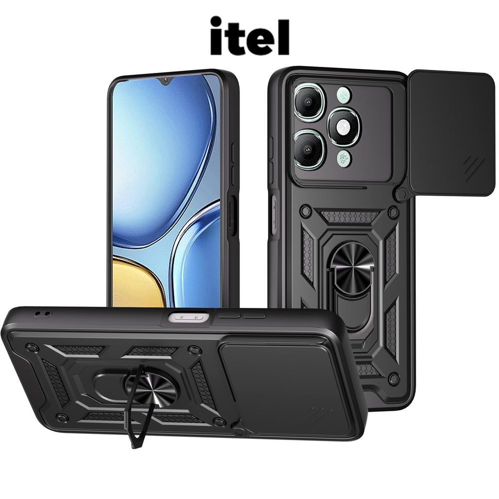 เหมาะสําหรับ itel A90 RS4 A70 S26 Ultra Power 70 กันกระแทกเคสโทรศัพท์หนักพร้อมเลนส์หน้าต่างบานเลื่อน