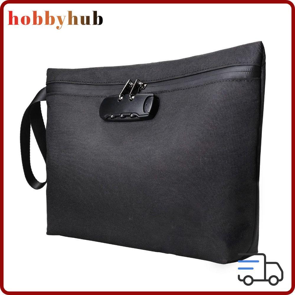 HOBBYHUB Protection , 11.8"x7.8 "รหัสล็อคกลิ่นหลักฐานกระเป๋า,กันน้ําขนาดเล็กคอนเทนเนอร์กลิ่นเดินทาง