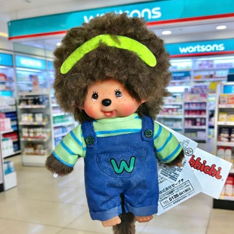 【พร้อมส่ง】monchichi พวงกุญแจ Monchi Bebichhichi Tuffy Monchhichi Keychain Limited Plush hipper kitty