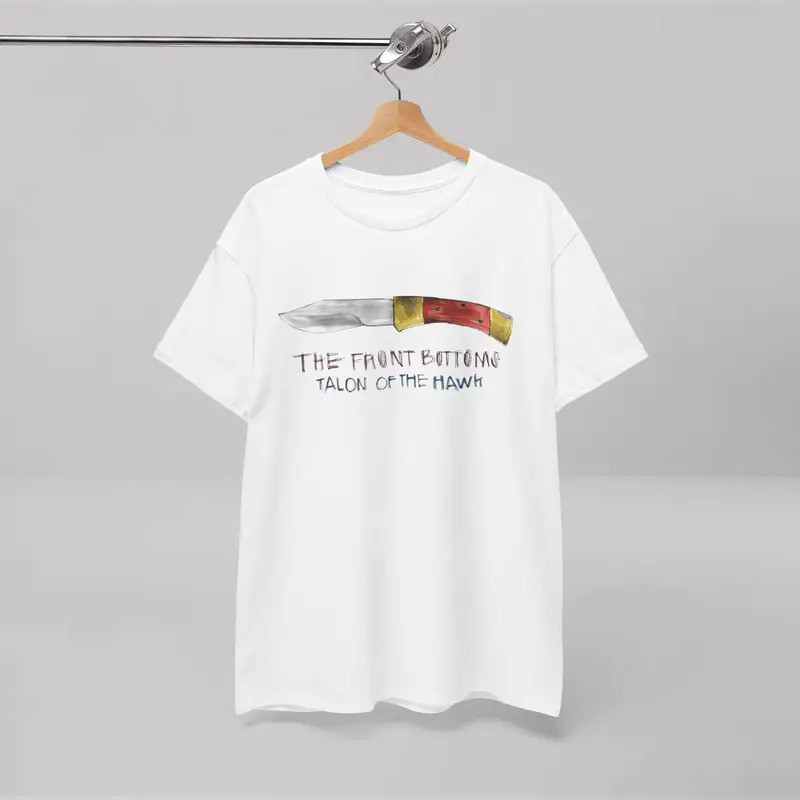 เสื้อยืด The Front Bottoms อัลบั้ม Talon of Hawk สินค้าของวงดนตรีอินดี้สำหรับ Modern Baseball McCaff