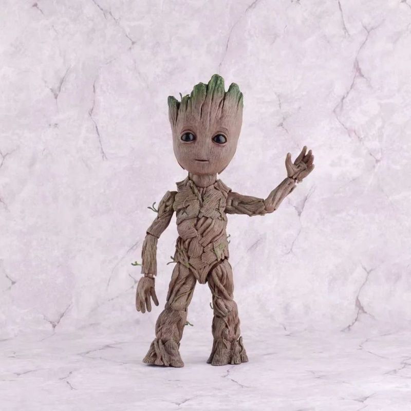 Galaxy Guard ht groot Baby groot Little Tree Man Joint Movable Boxed Figure