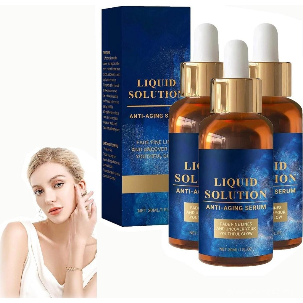 Olaites Serum, Liquid Solution, Liquid ลดริ้วรอย, Anti Aging Facial Solution Serum, ลดริ้วและริ้วรอย