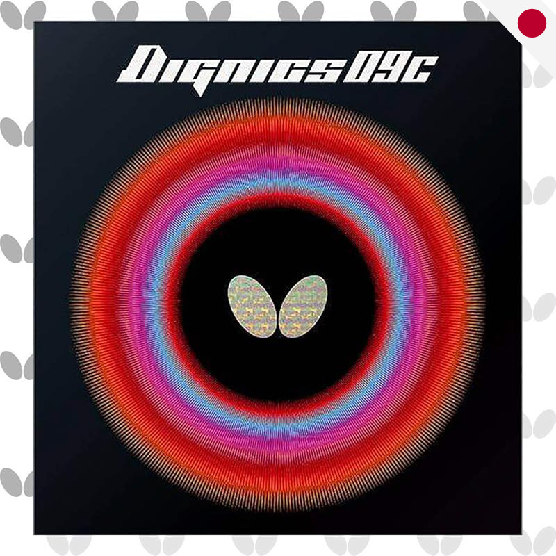 Butterfly Dignics 09C Table Tennis Rubber - Professional Spin & Power Hybrid (06070) Japan Direct