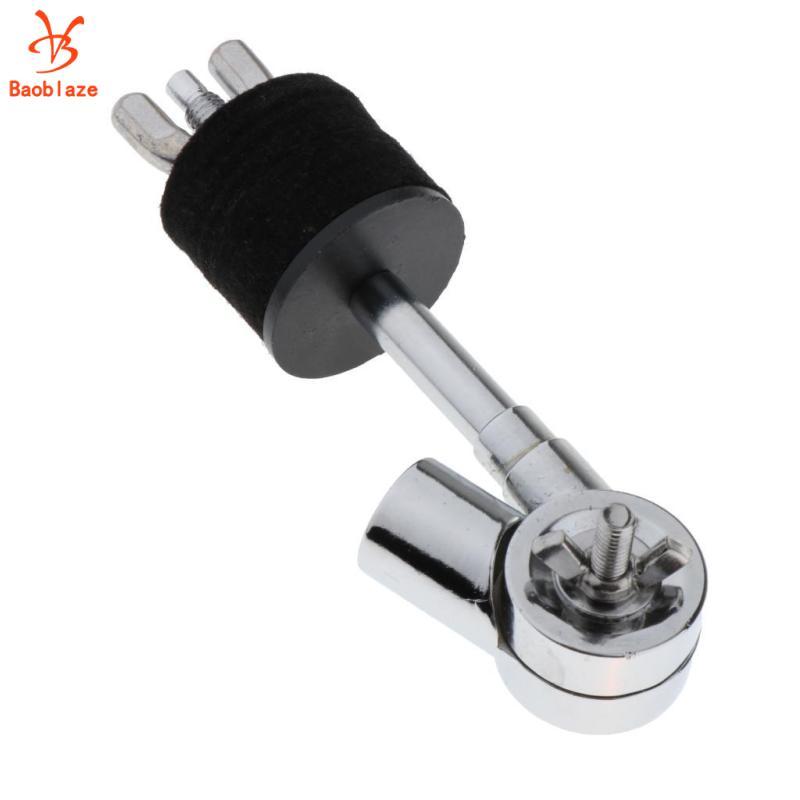 [syyqwdt] เหล็กมินิ Cymbal Stacker แขนพร้อม Felt Cymbal Holder Clamp Boom Mount สําหรับชุดกลองขาตั้ง