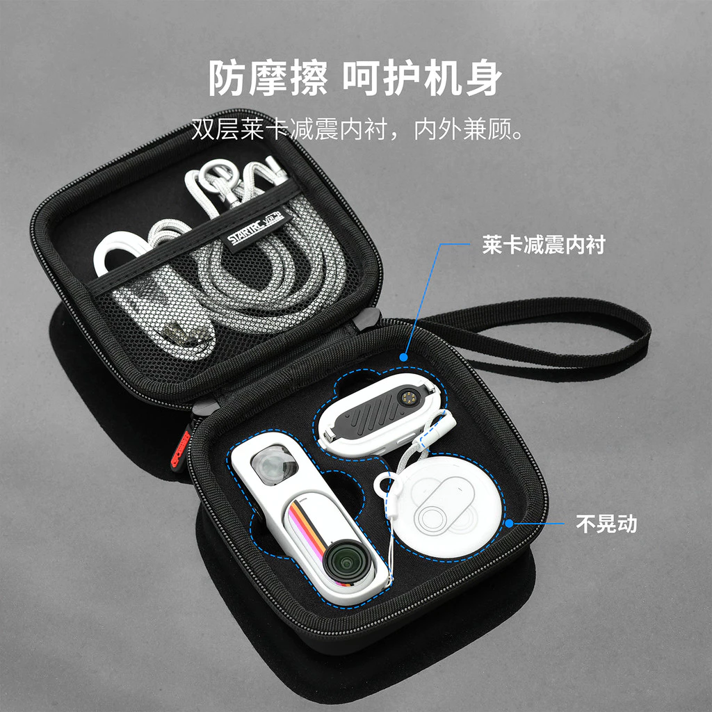 สําหรับ Insta360 GO 3S Retro ผู้ที่ชื่นชอบ Limited Edition Storage Case สําหรับกล้องนิ้วหัวแม่มือและช่องมองภาพ thumbnail 5