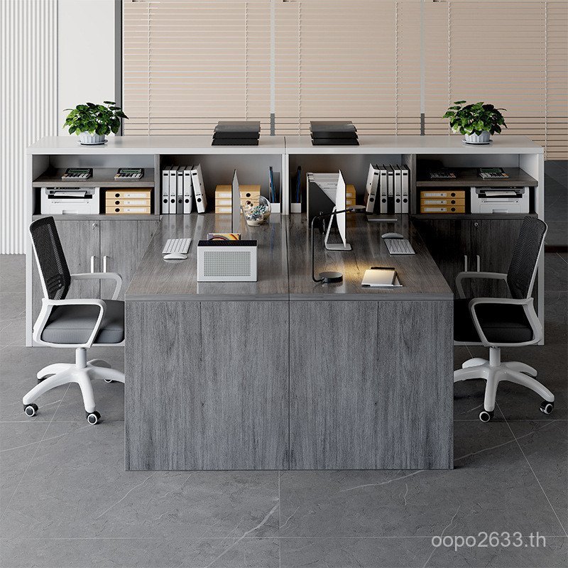 Simple Simple Simple Combination Staff โต๊ะเก้าอี้ Simple ตารางการเงิน Double Office เฟอร์นิเจอร์โรง
