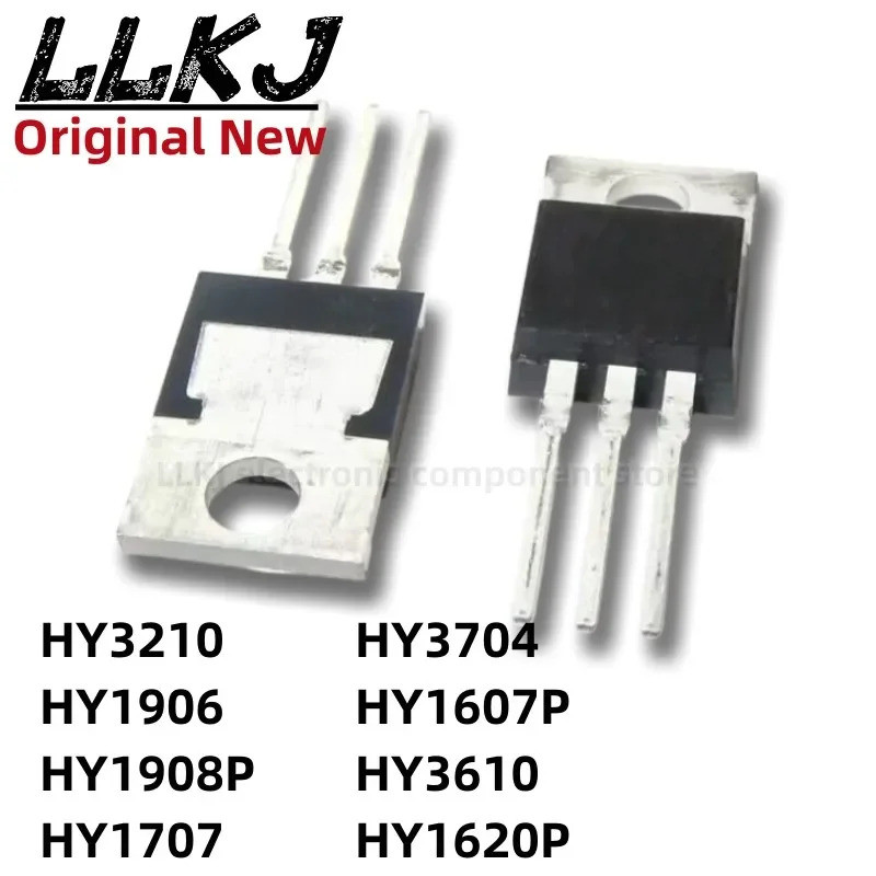 5pcs HY3210 HY1906 HY1908P HY1707 HY3704 HY1607P HY3610 HY1620P TO-220 Field Effect ทรานซิสเตอร์