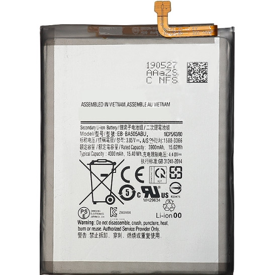 เหมาะสําหรับแบตเตอรี่โทรศัพท์มือถือ Samsung A505 (SM-A505F) 3.85V EB-BA505ABU