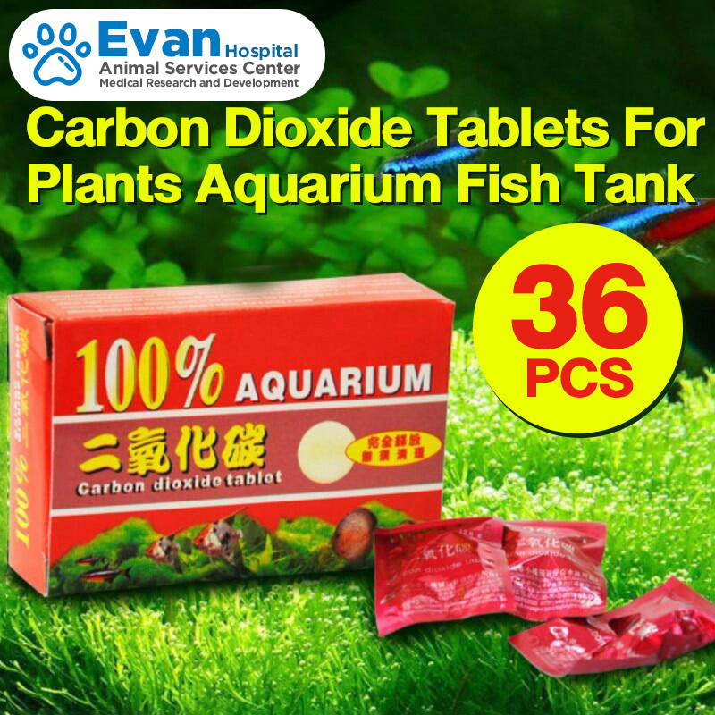 Aquarium Co2 เม็ด 36 ชิ้นแพ็คสําหรับพืชน้ําปรับปรุงประสิทธิภาพของ Aqua Plants