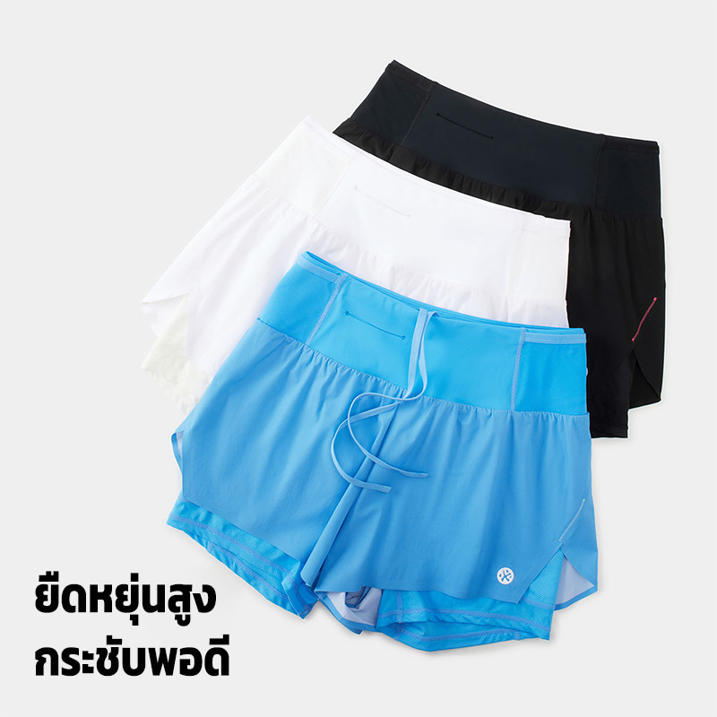 BMAI กางเกงวิ่งขาสั้นผู้ชาย 2in1 มีซับใน กันแดด แห้งไว ระบายอากาศดี ผ้าเบา ใส่วิ่ง เทรนนิ่ง ฟิตเนส ราคา ถูกที่สุด ดีลบีเคเค แกลเลอรีภาพที่ 4