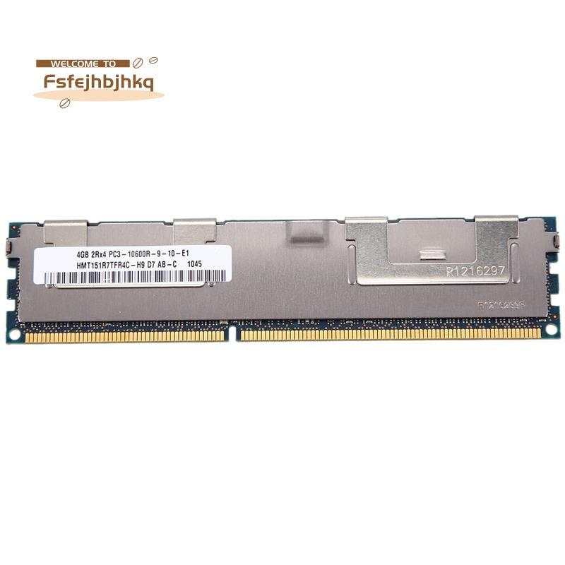 [fsfejhbjhkq]หน่วยความจํา 4GB DDR3 RAM 2Rx4 PC3-10600R 1.5V 1333MHz ECC 240-Pin Server RAM HMT151R7T