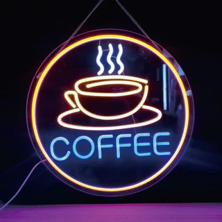 ไฟนีออน LED สําหรับคาเฟ่ เหมาะสําหรับผนังภาพถ่ายยอดนิยม ร้านสไตล์ Instagram.Signboard.Billboard.สร้างบรรยากาศการตกแต่งที่สร้างสรรค์