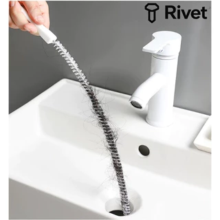 แปรงทําความสะอาดท่อระบายน้ำ ขนาด 60 ซม. สําหรับห้องน้ำ Rivet