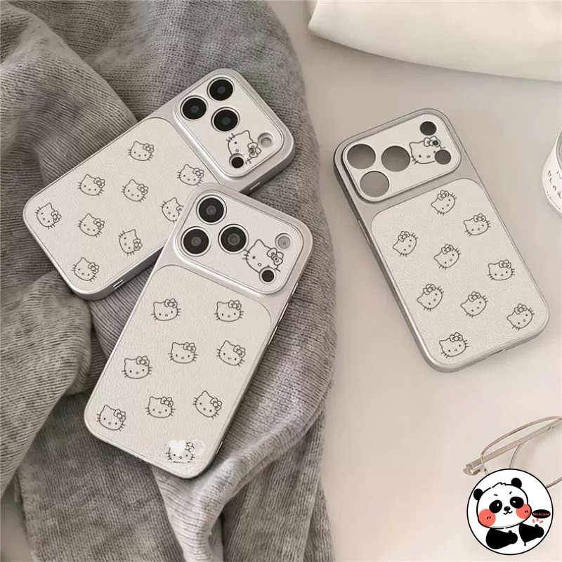 น่ารัก Kittyแมวหนังเคสโทรศัพท์สําหรับOPPOค้นหาX9 X9S X8 X8S Plus X7 Ultra X6 X5 A53 A53S A33 A31 F31 F29 F27 F21 F21S Pro Plus 5Gปลอกเงินการ์ตูน4Gปลอก