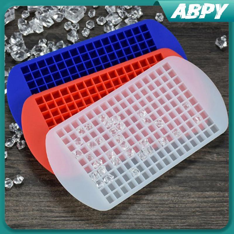 ABPY ถาดน้ําแข็ง 160 กริด 1X1 ซม.ซิลิโคนผลไม้ Cube แม่พิมพ์ก้อนน้ําแข็งขนาดเล็ก ABPY