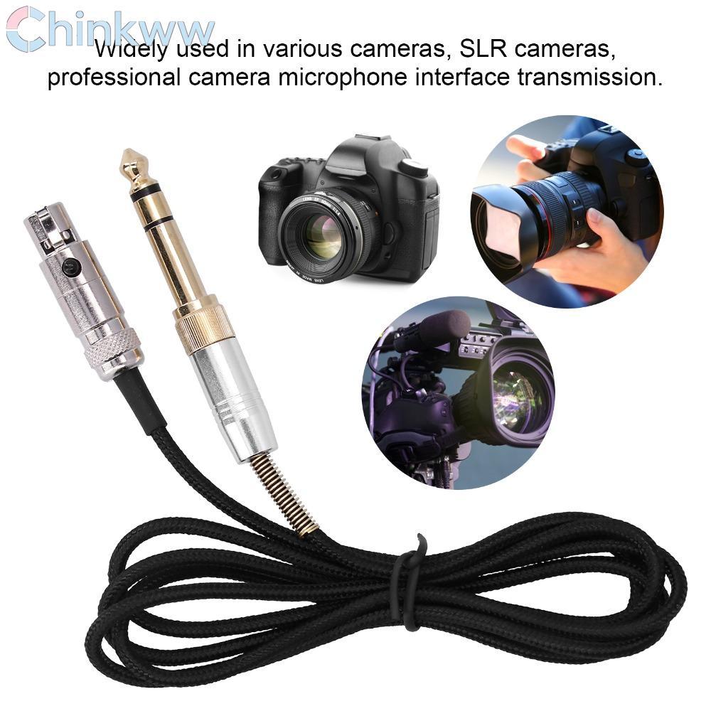CHINKTH สายเปลี่ยนหูฟัง, Plug and Play 6.35 มม./3.5 มม.Mini XLR อินเทอร์เฟซหูฟังอัพเกรดลวด, 2 M / 6.