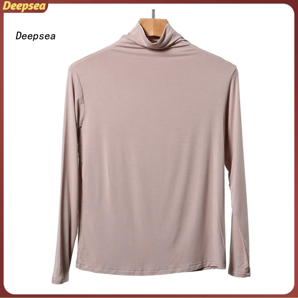 DPA เสื้อคอเต่าแขนยาวผู้หญิง สไตล์โมเดิล สบายๆ สำหรับฤดูใบไม้ร่วงและหนาว