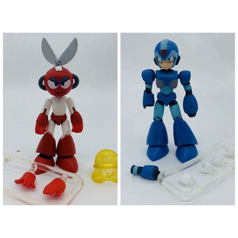 สินค้าใหม่ Bandai Bandai Rockman 66 Action X Scissorsman เกราะขี่จักรยาน Super Action Figure รูป
