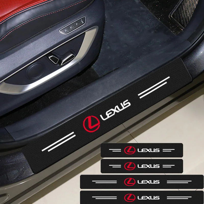 Lexus รถประตู Sill แผ่นสติกเกอร์สินค้าอัตโนมัติ Accessorie ภายในสําหรับ Lexus IS300H NX300H CT200H I
