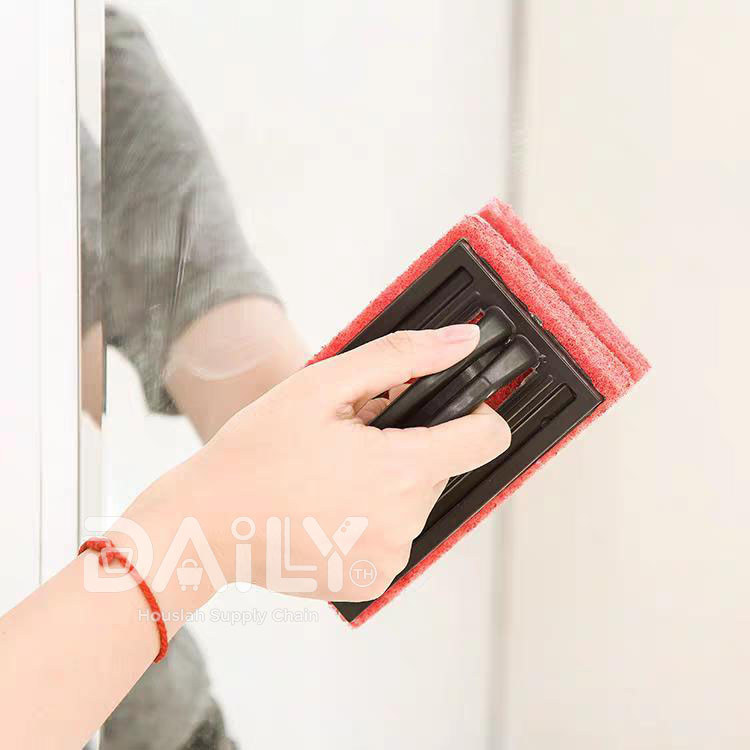 แปรงขัดอเนกประสงค์ติดสก๊อตไบร์ท แปรงขัดพื้น แปรงขัดห้องน้ำ สก๊อตไบร์ทมีที่จับ ใยขัดด้ามจับ - รูปที่ 7