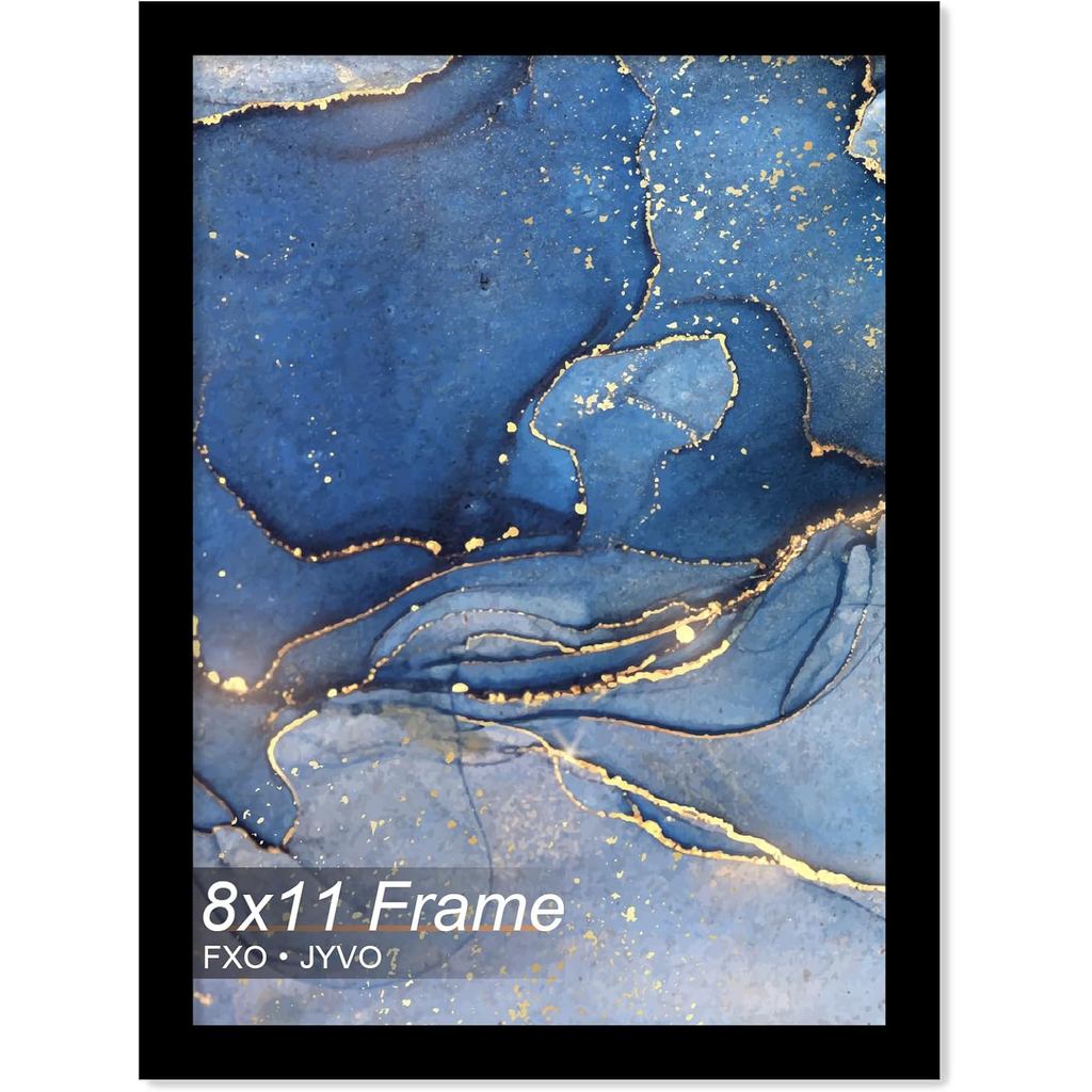 กรอบรูป 8x11 กรอบสีดําสําหรับภาพโปสเตอร์รูปภาพ 8 x 11 นิ้วน้ําหนักเบาและโปร่งใสสูง 8 โดย 11 กรอบสําห