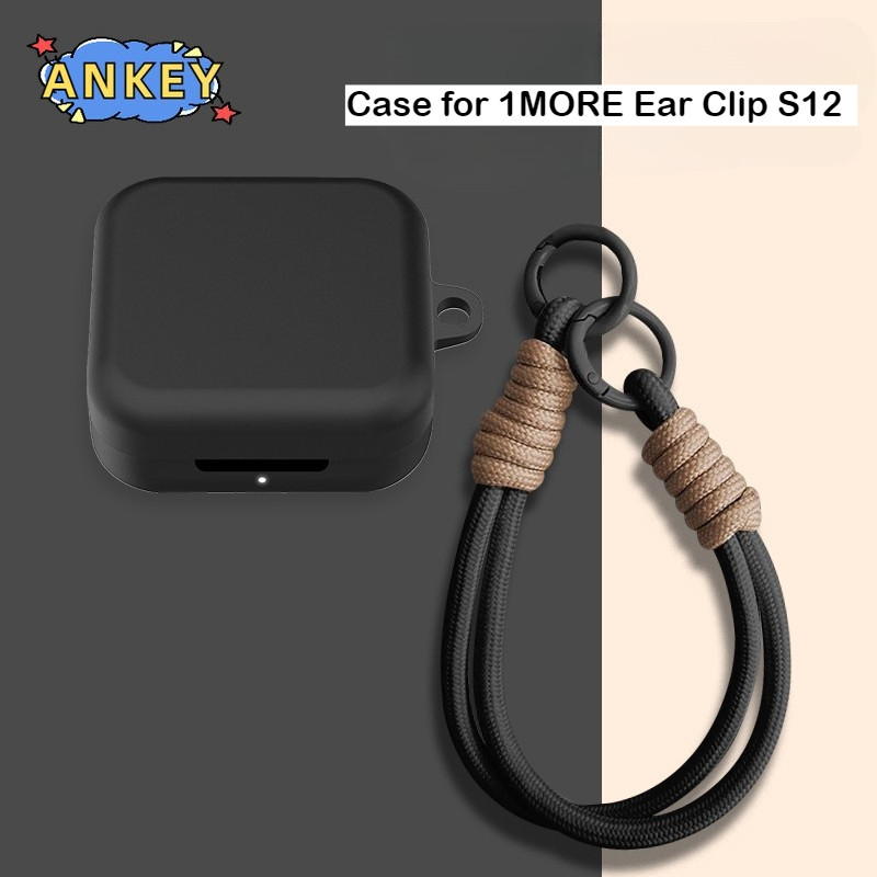 for 1MORE Ear Clip S12 Protective Case Nylon Lanyard Soft Cover Shells Washable Housing Anti Dust Sl