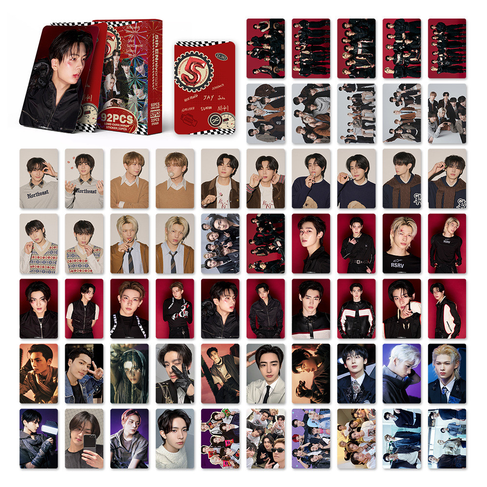 30-96 ชิ้น/กล่อง EN 5th Anniversary Lomo การ์ด YOI DESIRE UNLEASH ROMANCE UNTOLD อัลบั้มสติกเกอร์ Ph