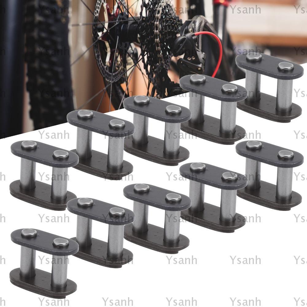 YSANH 10 ชิ้น T8F Chain Master Link, สีเทาน้ําหนักเบา Master Connecting Link, โซ่เหล็กทนทาน ATV รถจั