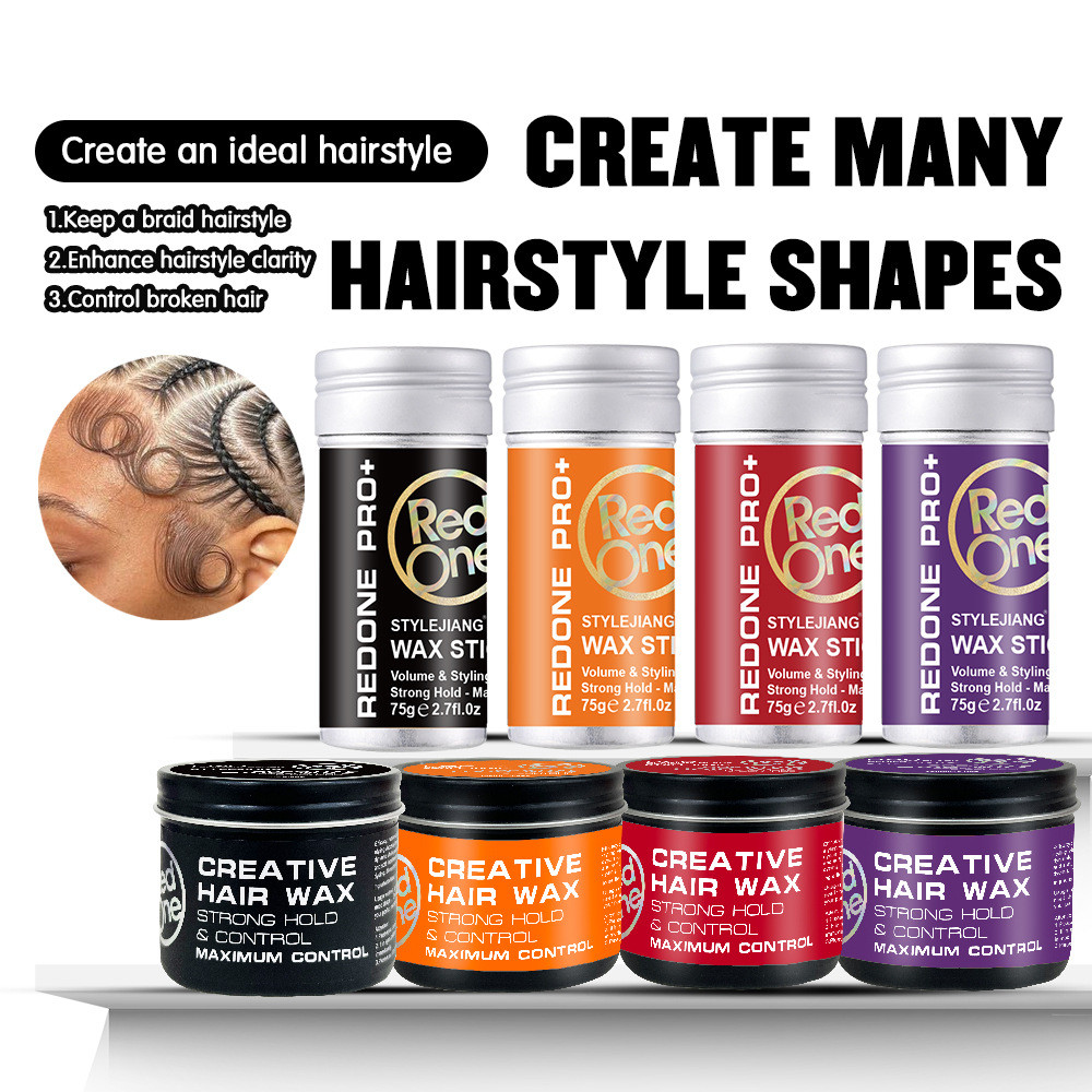 หอมผู้ชาย redone Hair Wax จัดแต่งทรงผมติดทนนาน Hair Wax จัดแต่งทรงผมหอมผมธรรมชาติ Fluffy Hair ครีมน้