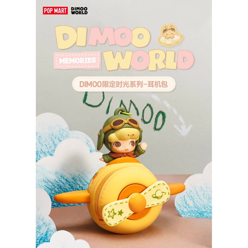 [December 25 Release] POPMART DIMOO Limited Time Series-กระเป๋าหูฟัง ABRS